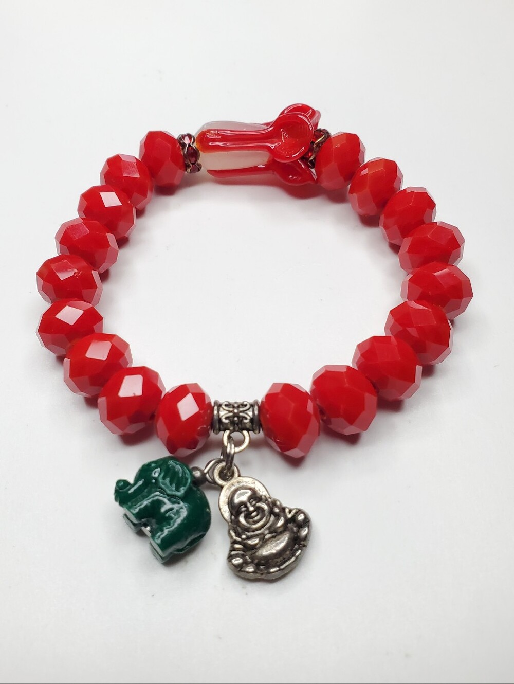 Vtg. Vibrant Red Bracelet